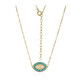 Collar en plata con Ópalo de Welo (M de Luca)