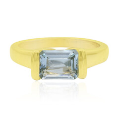 Anillo en oro con Aguamarina Medina
