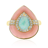 Anillo en oro con Ópalo Welo AAA (CIRARI)