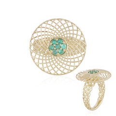 Anillo en oro con Esmeralda de Colombia (Ornaments by de Melo)
