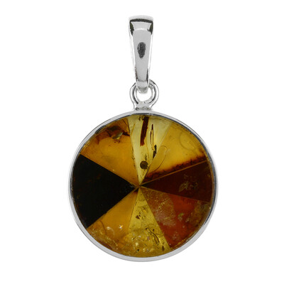 Colgante en plata con Ámbar báltico (dagen)