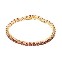 Brazalete en oro con Rodolita (CUSTODANA)