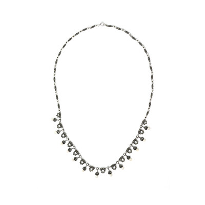 Collar en plata con Perla Freshwater