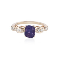 Anillo en oro con Zafiro Luc Yen (sin calentar) (AMAYANI)