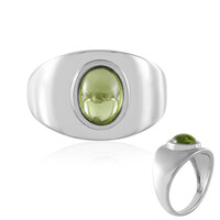 Anillo en plata con Peridoto de Arizona