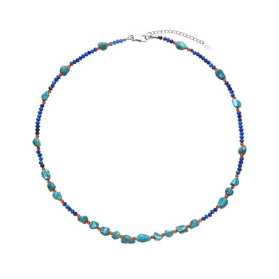 Collar en plata con Turquesa