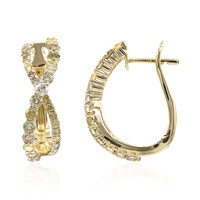 Pendientes en oro con Diamante fancy SI2 (CIRARI)