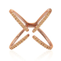 Anillo en oro con Diamante rosa de Francia de Argyle SI1