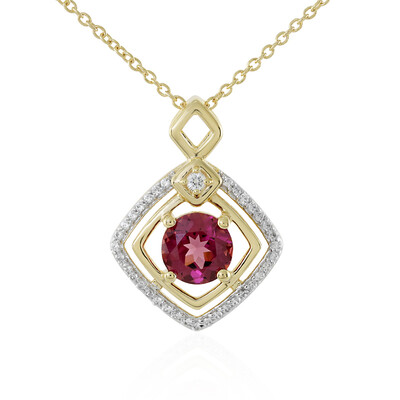 Collar en plata con Granate de Malawi