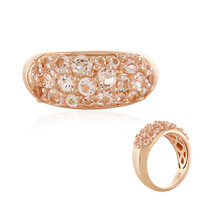 Anillo en plata con Morganita
