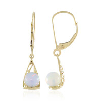 Pendientes en oro con Ópalo de Welo (Ornaments by de Melo)