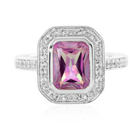 Anillo en plata con Topacio aniversario