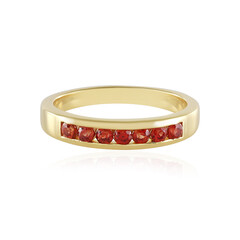 Anillo en plata con Rubí de Tanzania