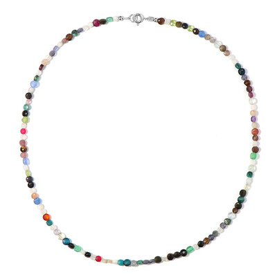 Collar en plata con Obsidiana dorada