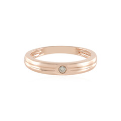 Anillo en oro con Diamante chocolate VS2