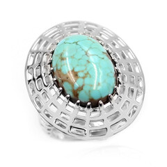 Anillo en plata con Turquesa de la mina 8 (Anne Bever)