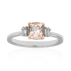 Anillo en oro con Morganita AAA