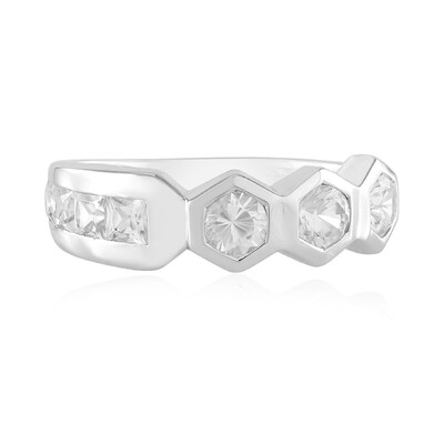 Anillo en plata con Zircón (de Melo)