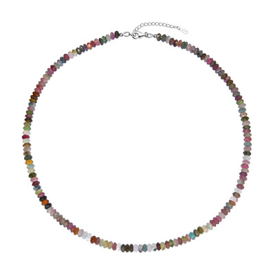 Collar en plata con Turmalina de Nigeria
