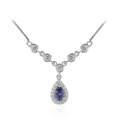 Collar en plata con Tanzanita