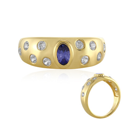 Anillo en plata con Tanzanita AAA