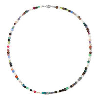 Collar en plata con Obsidiana dorada