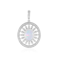 Colgante en plata con Ópalo de Welo (Adela Silber)