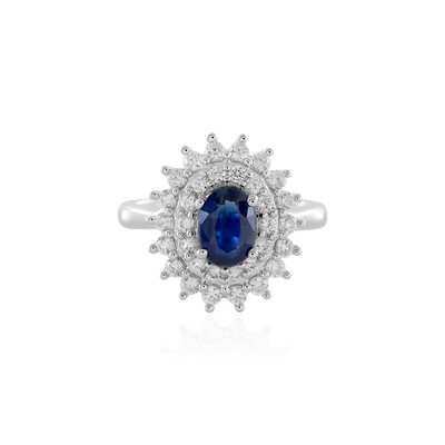 Anillo en plata con Cianita