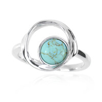 Anillo en plata con Turquesa