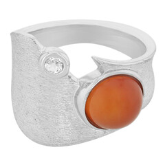 Anillo en plata con Ágata