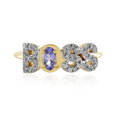 Anillo en plata con Tanzanita