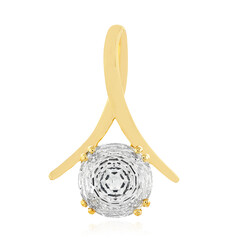 Colgante en oro con Topacio blanco majestuoso (PHANTASIA)