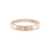 Anillo en oro con Diamante chocolate VS2