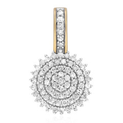 Colgante en plata con Diamante PK (J)