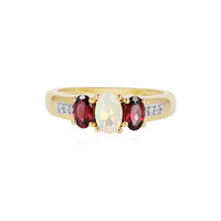 Anillo en plata con Ópalo de Welo
