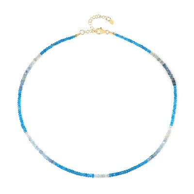 Collar en plata con Aguamarina Santa María