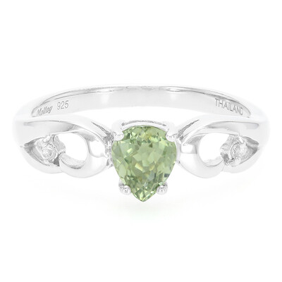 Anillo en plata con Turmalina Paraíba