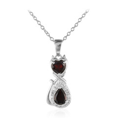 Collar en plata con Granate