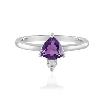 Anillo en plata con Amatista de Siberia