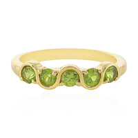 Anillo en oro con Demantoide de Rusia (La Revelle)
