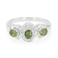 Anillo en plata con Zafiro de Mozambique