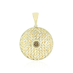 Colgante en oro con Diamante champán I2 (Ornaments by de Melo)