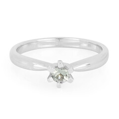 Anillo en plata con Tanzanita verde