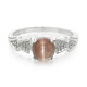 Anillo en plata con Escapolita ojo de gato