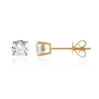 Pendientes en oro con Diamante I1 (H)  (CIRARI)