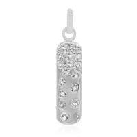 Colgante en plata con Topacio blanco