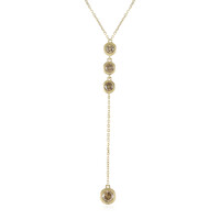 Collar en oro con Diamante champán I2