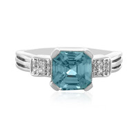 Anillo en plata con Zircón de Ratanak Kirí