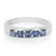 Anillo de hombre en plata con Zafiro de Kanchanaburi