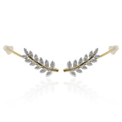 Pendientes en oro con Diamante SI1 (G)